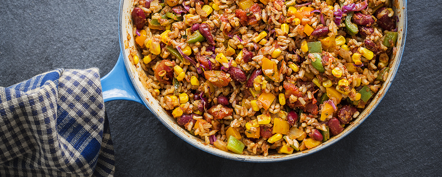 Mexican Kidney Bean Fried Rice Green Valley Organics